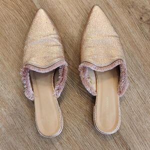 Matt Bernson Leather Fringe Mules